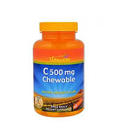Витамин C Thompson C 500 mg 60 Chewables Natural Orange Flavor UC, код: 7519271