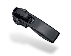 Бігунок для спіральної блискавки No5(6) Барвишевка Посилений Хвиля колір чорний