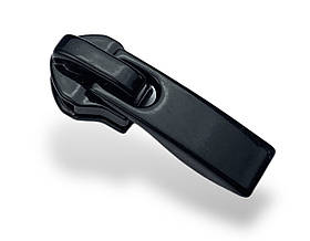 Бігунок для спіральної блискавки No7 Баришневка Посилений Хвиля колір чорний