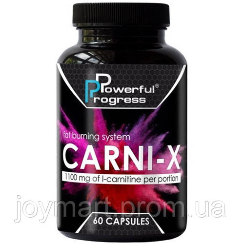 Жиросжигатель для спорта Powerful Progress Carni-X 60 Caps JM, код: 7520842 - фото 1 - id-p1922850967