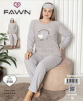 Флисовые пижамы разных цветов больших размеров. Fawn