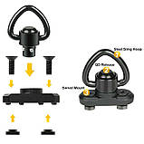 Швидкознімна QD антабка на M-lok з базою для цівки, фото 5