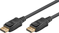 Кабель монітора-сигнальний Gutbay DisplayPort M M 10.0m v1.2 4K60Hz AWG26 Lock Gold Cu чорний TO, код: 7455406