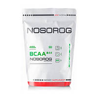 Аминокислота BCAA для спорта Nosorog Nutrition BCAA 8:1:1 400 g 80 servings Unflavored GI, код: 7520954