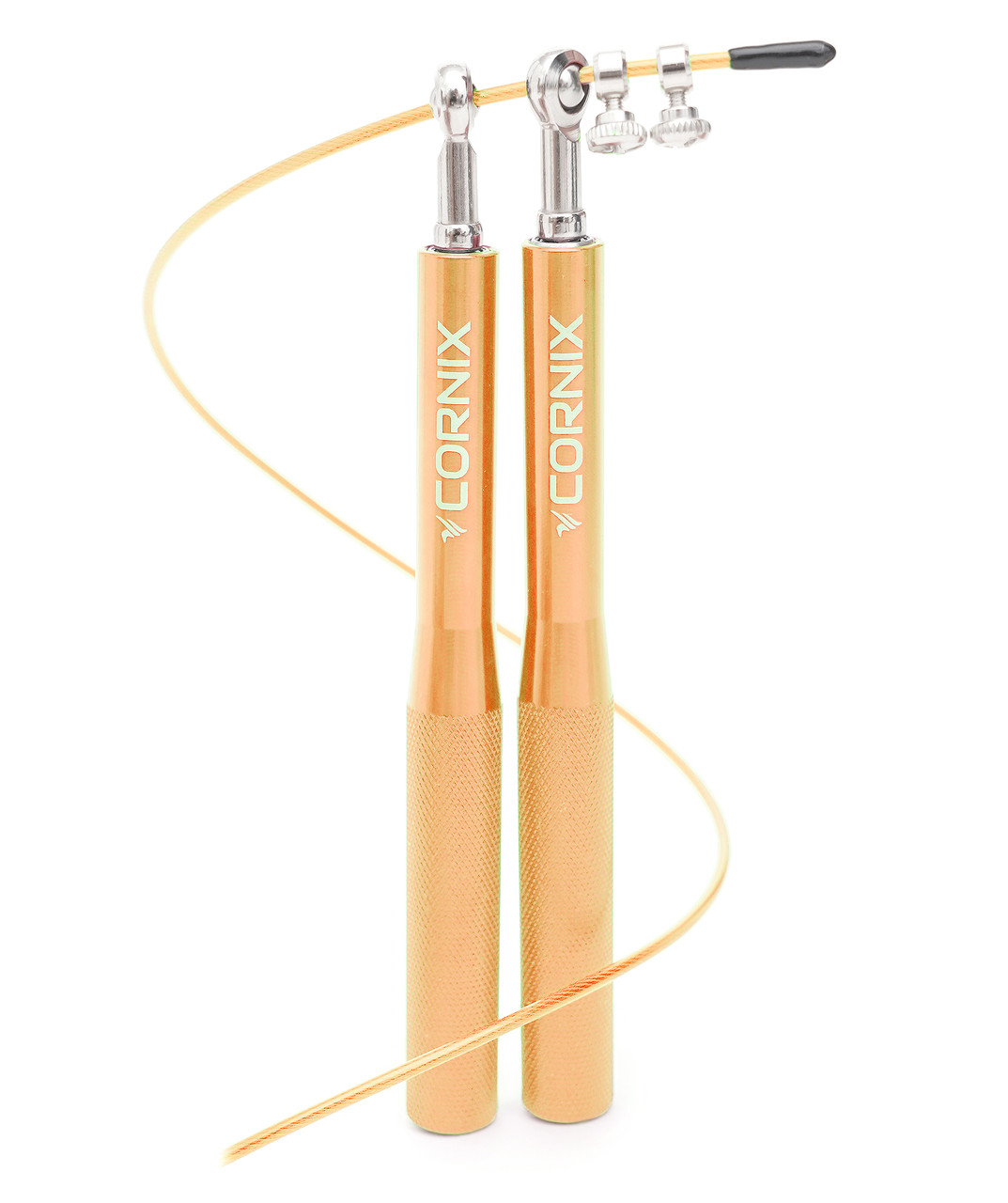 Скакалка швидкісна для кросфіту Cornix Speed Rope XR-0154 Gold