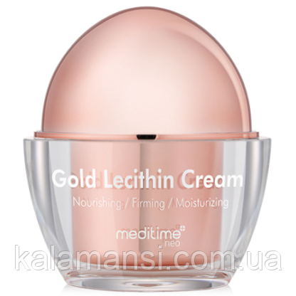 Ліфтинг крем для обличчя з золотом і лецитином Meditime NEO Gold Lecithin Cream 50мл
