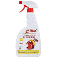 Спрей для чистки ванн San Clean Prof Line для генеральной уборки 750 г (4820003544358)