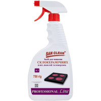 Засіб для чищення склокераміки San Clean Prof Line 750 г (4820003544679), фото 1