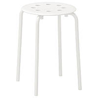 Табурет IKEA МАРИУС, белый, 45 см, 901.840.47