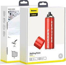 Набір для розморожування автомобільного скла спрей антильод Baseus Melting Point Deicer Red ACCBJ-09 Червоний, фото 6