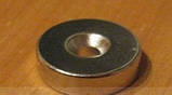Неодимовий магніт під шуруп 30 мм/5 мм (7 кг), фото 2
