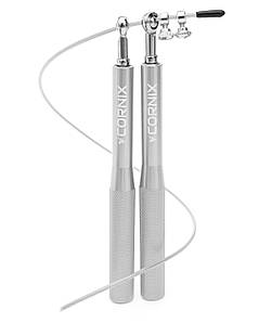 Скакалка швидкісна для кросфіту Cornix Speed Rope XR-0151 Silver Poland