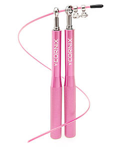 Скакалка швидкісна для кросфіту Cornix Speed Rope XR-0155 Pink Poland