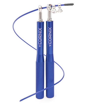 Скакалка швидкісна для кросфіту Cornix Speed Rope XR-0157 Blue Poland, фото 1
