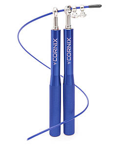 Скакалка швидкісна для кросфіту Cornix Speed Rope XR-0157 Blue Poland