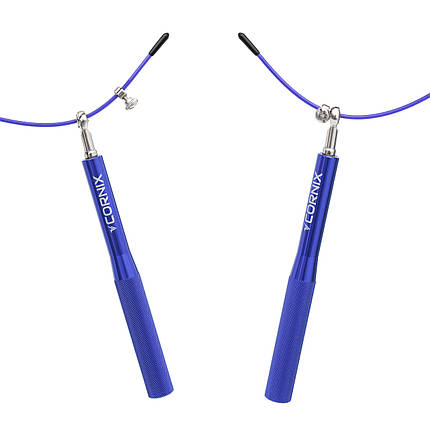 Скакалка швидкісна для кросфіту Cornix Speed Rope XR-0157 Blue Poland, фото 4