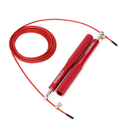 Скакалка швидкісна для кросфіту Cornix Speed Rope XR-0158 Red Poland, фото 3