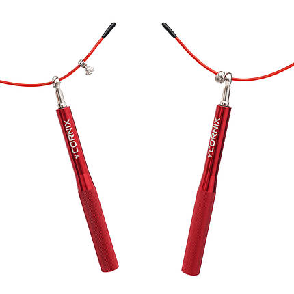 Скакалка швидкісна для кросфіту Cornix Speed Rope XR-0158 Red Poland, фото 4