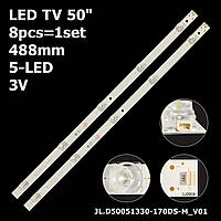 LED подсветка TV 50"ERGO 50DU5502 JL.D50051330-170DS-M_V01 JLD50051330 170DS M V01 JL.D50051330-170DS-M_V01 JL