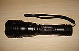 Ліхтарик для підводного полювання металевий 300 люменів. (18650) 5 режимів, фото 3