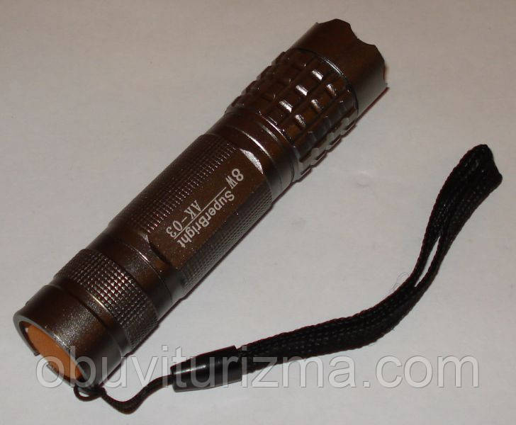 Фонарик 8W Flashlight 100 Люмен - фото 2 - id-p335409782