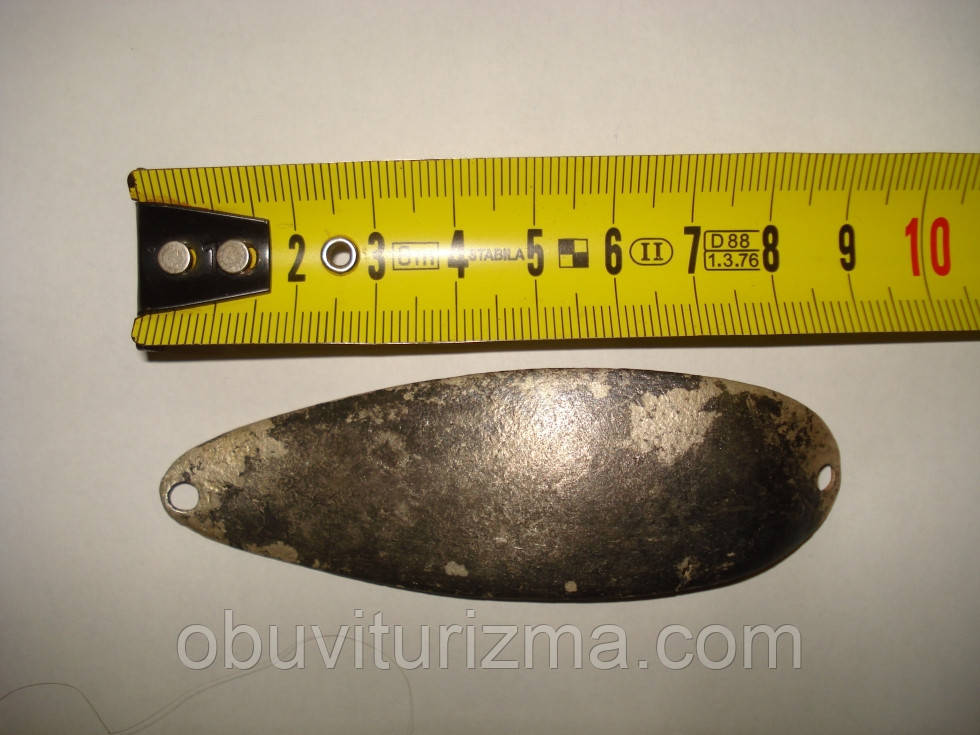 Стара срібна блешня. 32 грами, фото 1