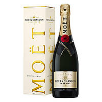 Шампанское Moet & Chandon Imperial Brut белое сухое в коробке 0.75 л