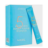 Шампунь с пробиотиками для идеального объема волос Masil 5 Probiotics Perfect Volume Shampoo 8 мл
