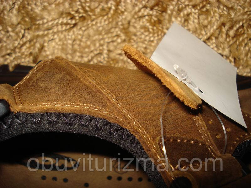 Фирменные кожаные сандалии WON светлые. №-2 (41/43/45) - фото 8 - id-p335409915
