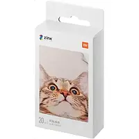 Фотопапір/Фотоплівка для принтера миттєвого друку Xiaomi ZINK Mi Pocket photo printer 2x3 дюйма - 20 аркушів