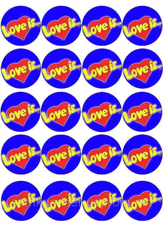 Набір картинок "Love is... 3"