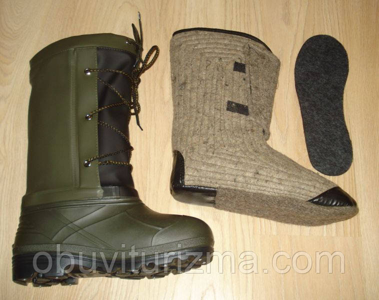 Зимние ботинки для рыбалки Бахилы для рыбаков ОХ 12 Р (46/47) - фото 1 - id-p335409970