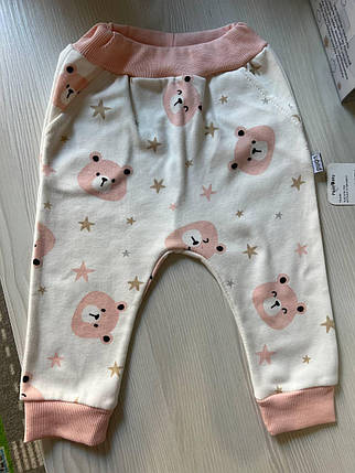 Штанці Молочні Ведмедики (6-9м) (YOLA.BABY.SHOP), фото 1
