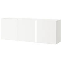 Комбинация настенных шкафов IKEA БЕСТО, белый, Лаппвикен белый, 180x42x64 см, 894.259.10