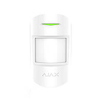 Беспроводной датчик движения Ajax MotionProtect Plus white EU с микроволновым сенсором UK, код: 6527432