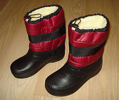 Черевики недорогі з хутром теплі пінка(40р)