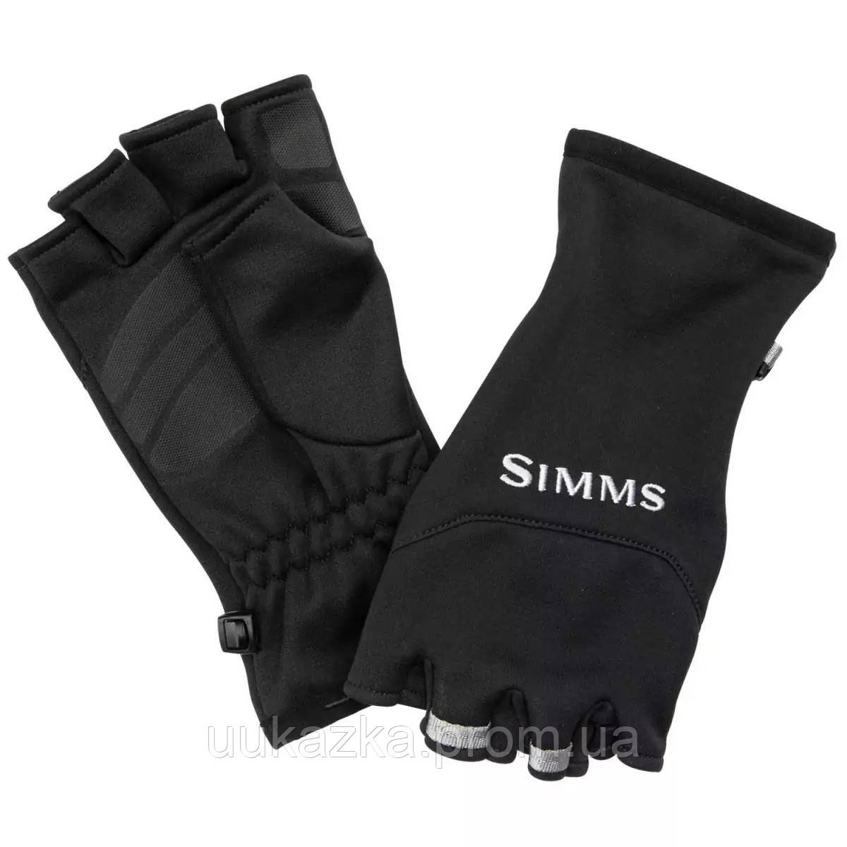 Рукавички Simms Freestone Half Finger Black M (2196529 13111-001-30) UK, код: 7713727 - фото 1 - id-p1923250375