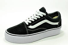 Кеди Vans Old Skool на танкетці жіночі Ванси, фото 4