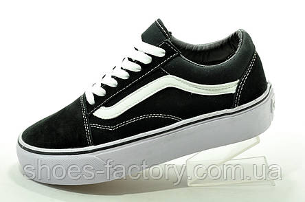 Кеди Vans Old Skool на танкетці жіночі Ванси, фото 1