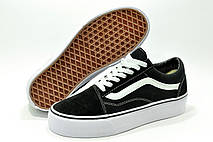Кеди Vans Old Skool на танкетці жіночі Ванси, фото 6