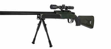 Гвинтівка снайперська пневматична  вішки з коліматорним прицілом довжина 110 см