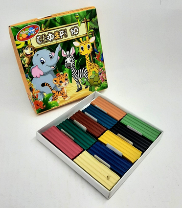 Дитячий пластилін 10 кольорів Колорит тон Дитячий пластилін для найменших Дитячих іграшок пластилін