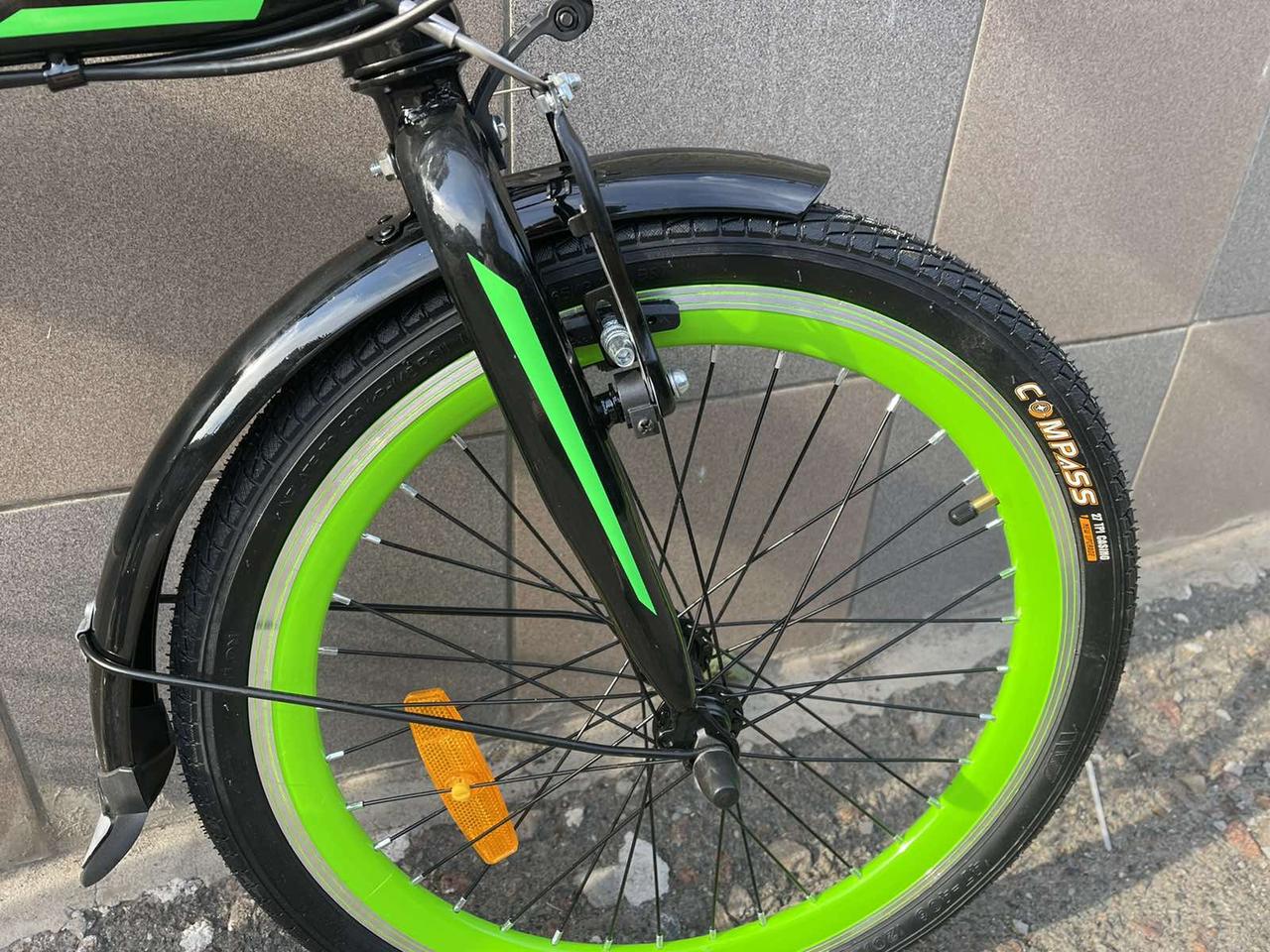 Хит! Легкий велосипед складной со скоростями для взрослых Ardis CROSSRIDE 20 FLD "CITY FOLDING" Зеленый - фото 3 - id-p1923298468