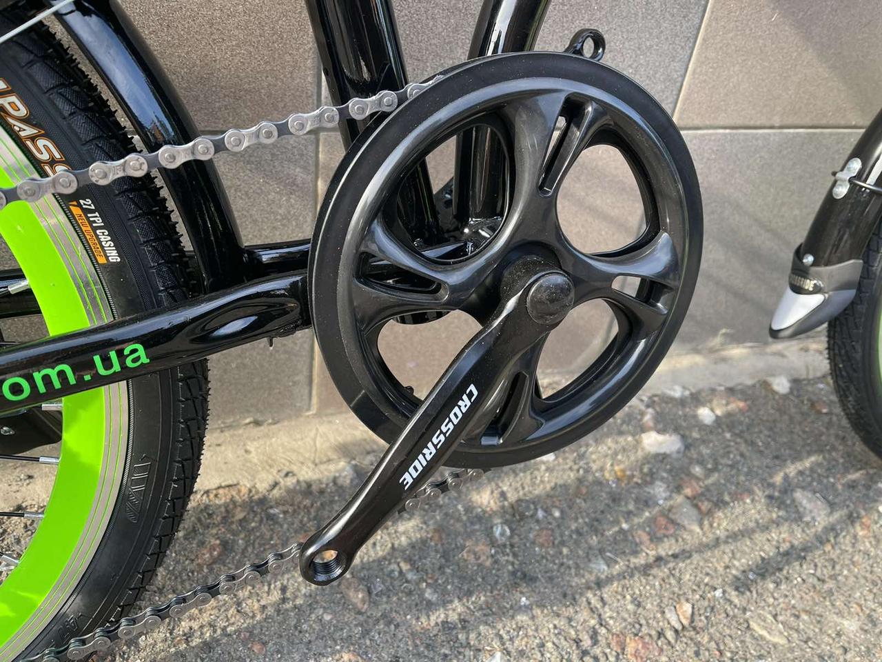 Хит! Легкий велосипед складной со скоростями для взрослых Ardis CROSSRIDE 20 FLD "CITY FOLDING" Зеленый - фото 4 - id-p1923298468
