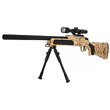 Гвинтівка снайперська пневматична  вішки з коліматорним прицілом довжина 110 см піксель