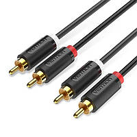 Кабель Vention BCMBF, 1.0 м., 2RCA, Черный