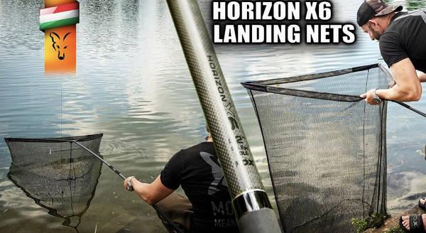 Підсак Fox Horizon X6 Carbon Landing Net Camo Mesh 42inch 8ft