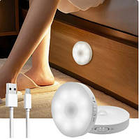 Датчик руху Ліхтарик, настінний акумуляторний світильник LED лампа нічник