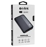 Повербанк Power Bank 10000 mAh S-link IP-G10N портативная зарядка черный