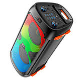 Колонка портативна HOCO Manhattan BS53, з 2 мікрофонами, чорна, фото 4